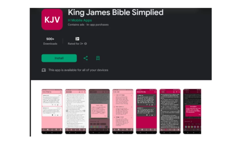 Square Infosoft - Bible Reader + Audio Android and iOS Mobile App Development