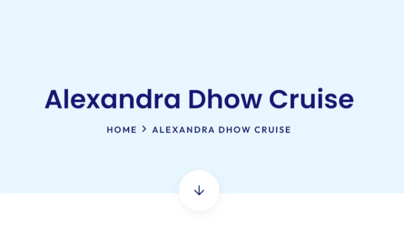 Alexandra Dhow Cruise