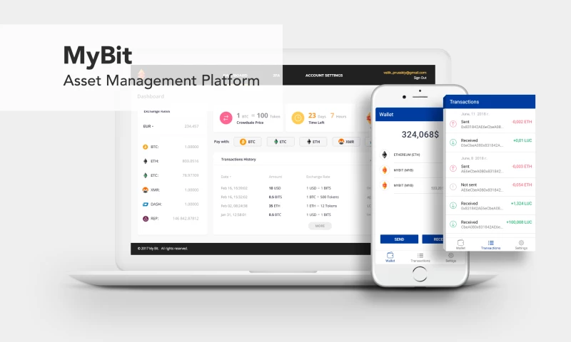 PixelPlex - MyBit - Asset Management Platform