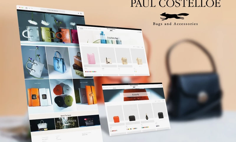 Paul Costelloe Bags Web Development Project