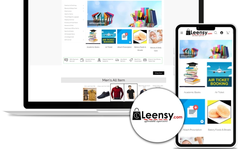 Tech Cloud Ltd - Leensy eCommerce Web Development Project