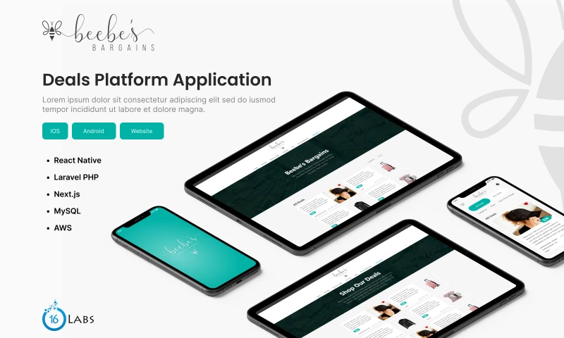 O16 Labs - Deals Platform Application