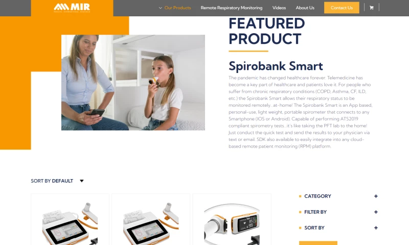 Milwaukee Web Design® - MIR - Spirometry