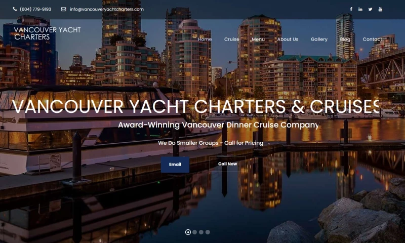 My Cheap Web Design - Vancouver Yacht Charters