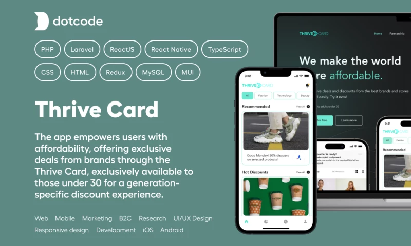 Discount Web and Mobile Apps