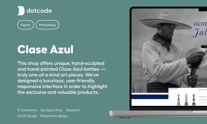 Fascinating Web Design for a Shop