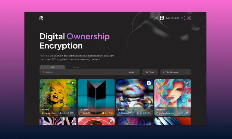 LeverageUX Design House - Web3 NFT Marketplace