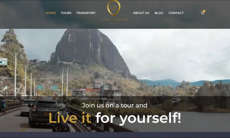 Live it Tours Website