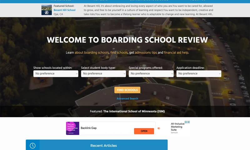Boarding School Review