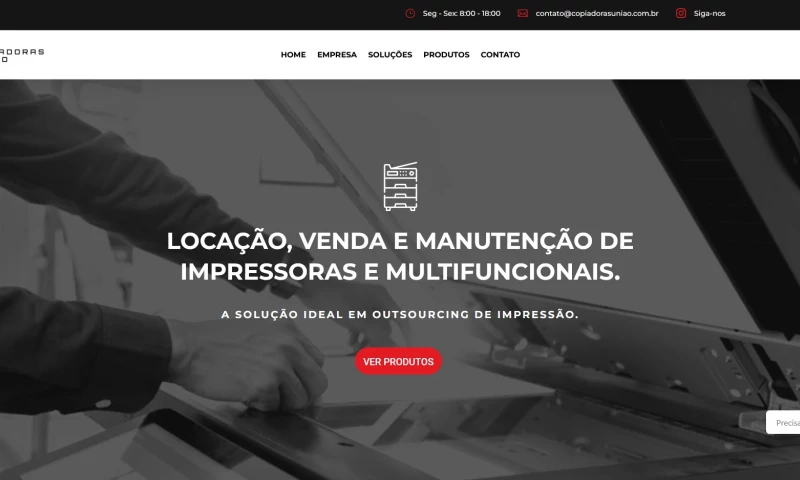Agency Websites - Copiadoras União