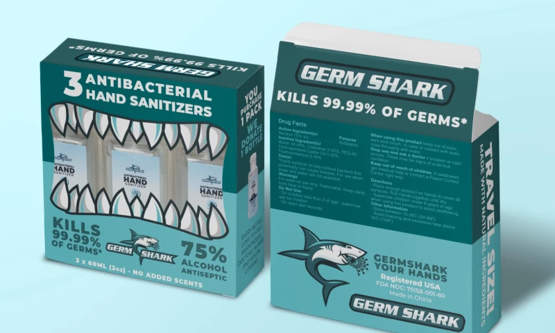 Share It Studio - GermShark Packaging