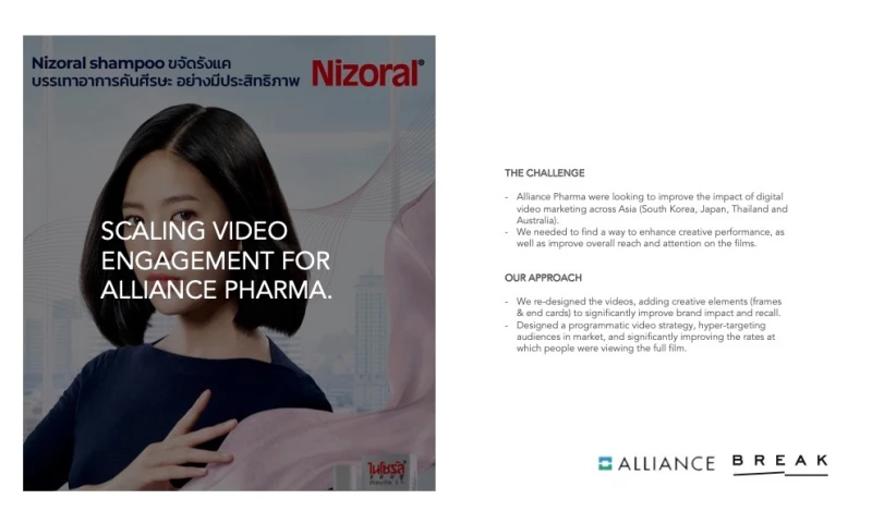 SCALING VIDEO ENGAGEMENT FOR ALLIANCE PHARMA.