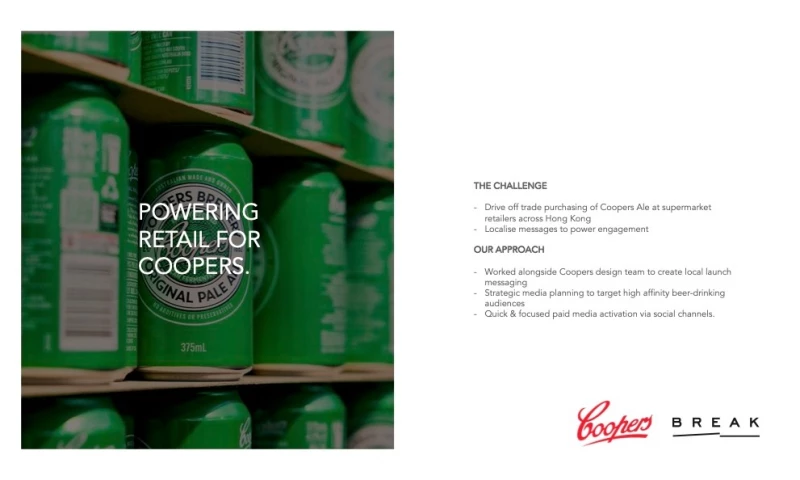 POWERING RETAIL FOR COOPERS.