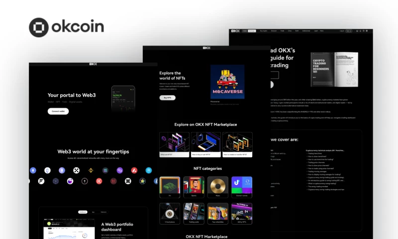 Landing Page Development in Hubspot- OkCoin