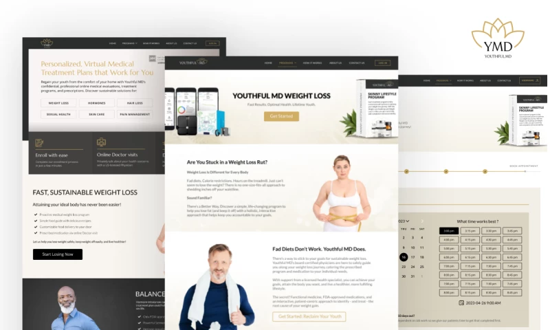 Web Design and Development - YouthfulMD