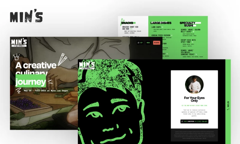 DesignPax - Web design & development - Min's Test Kitchen