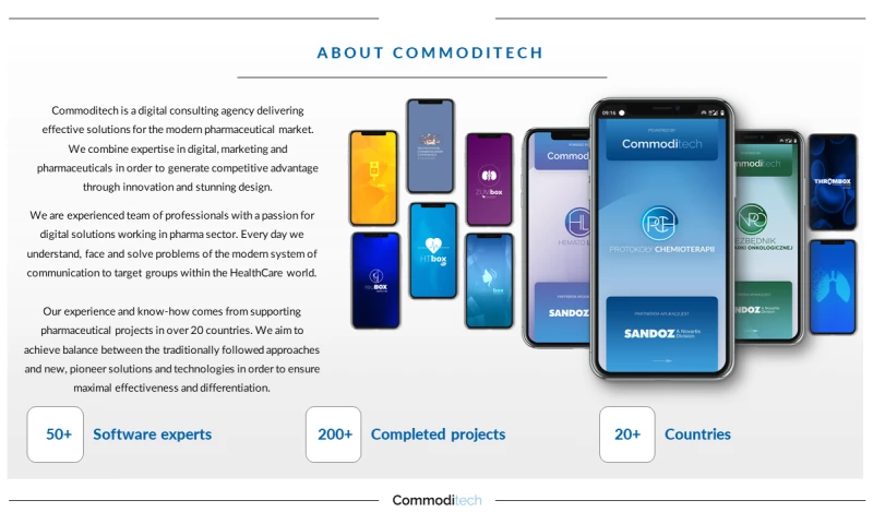 Commoditech - Mobile application for oncology physicians