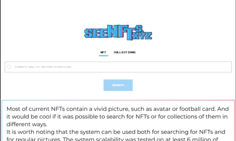 SeeNFTs - search for NFT pictures