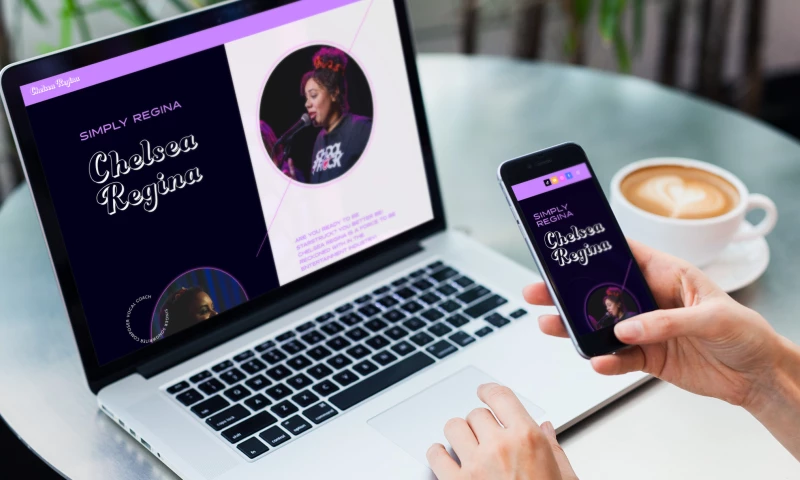 Riverworks Marketing - Chelsea Regina Website