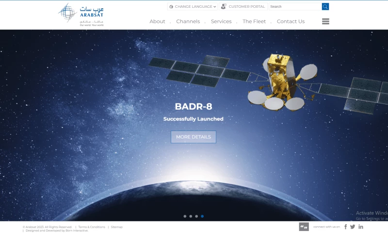 Hiteshi - Revolutionizing Satellite Communications ARABSAT's Cutting-Edge Solutions
