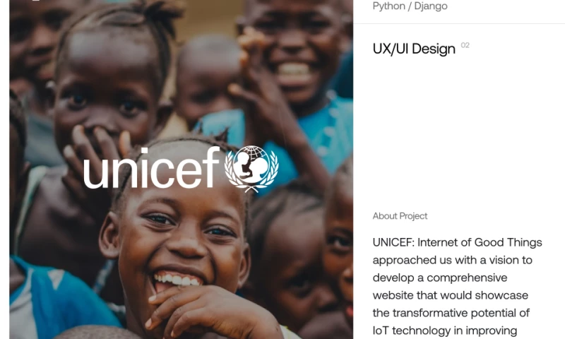 UX/UI Design & Development | UNICEF