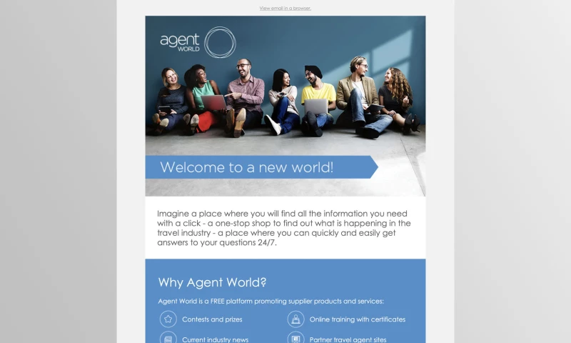 Agent World Monthly Newsletter