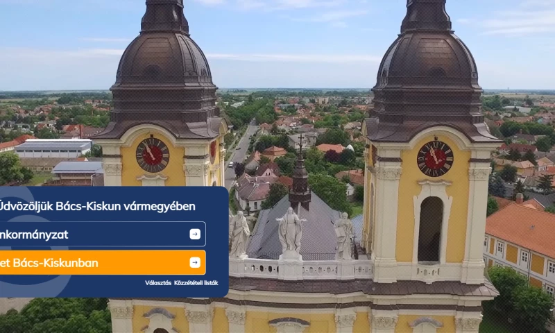 WebOrigo - Website development for Bács-Kiskun county