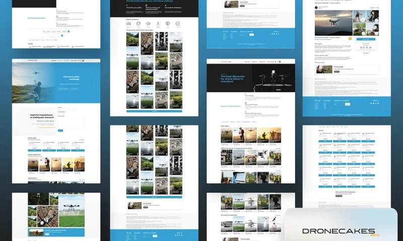 WebOrigo - Dronecakes drone pilot app development