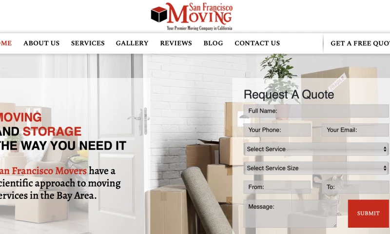 San Francisco Moving Website SEO