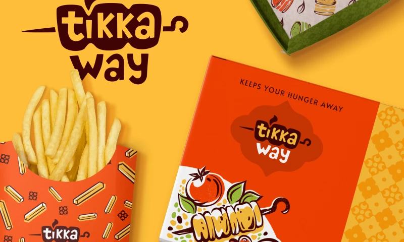Tikka Way: Visual Identity & Food Packaging