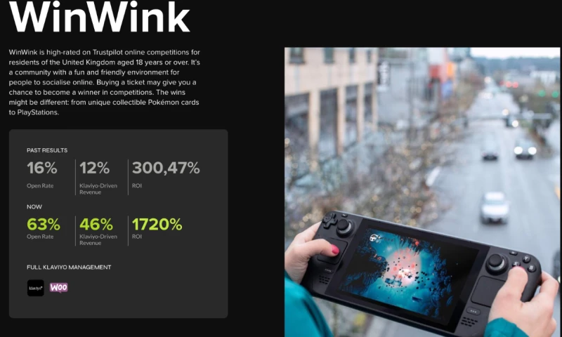 IMPRO Email Agency - Full Klaviyo for Gaming brand: Increased to 46%