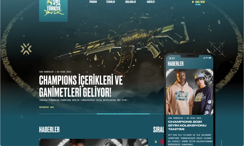 Valorant Turkey Website