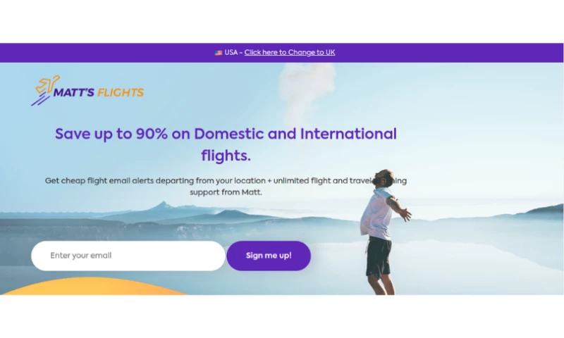CSSChopper - Matt's Flight: Website Development