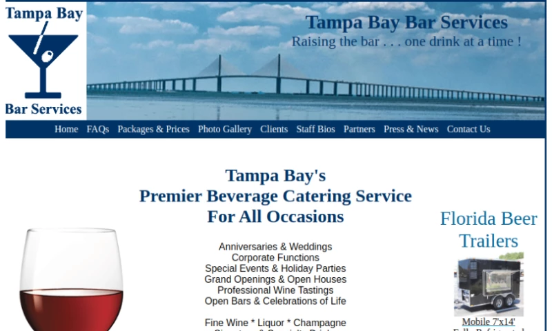 CSSChopper - Tampa Bay Bar Services: Web Development