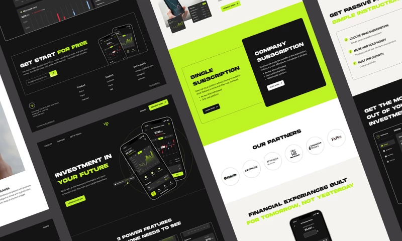 ScrumLaunch - Vin Fintech Landing Page