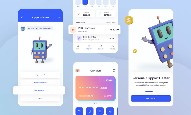 ScrumLaunch - Calculon Banking Mobile App