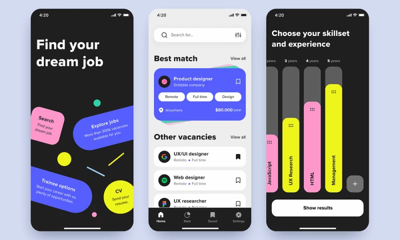 ScrumLaunch - Searching for a Job App