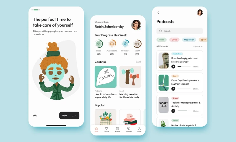 ScrumLaunch - Self-Care App