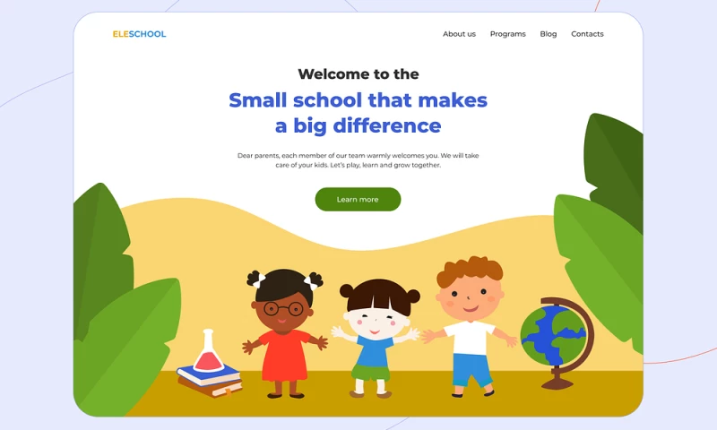 ScrumLaunch - Eleschool Website for Preschool Education