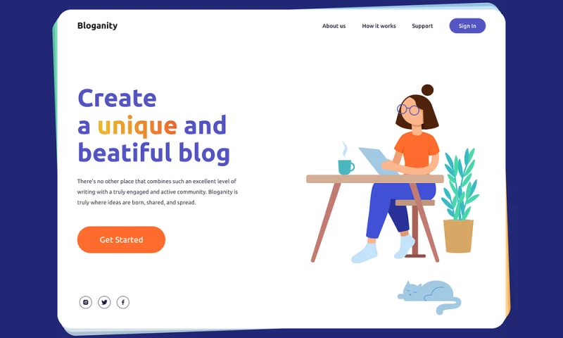 ScrumLaunch - Bloganity Website for Blogging