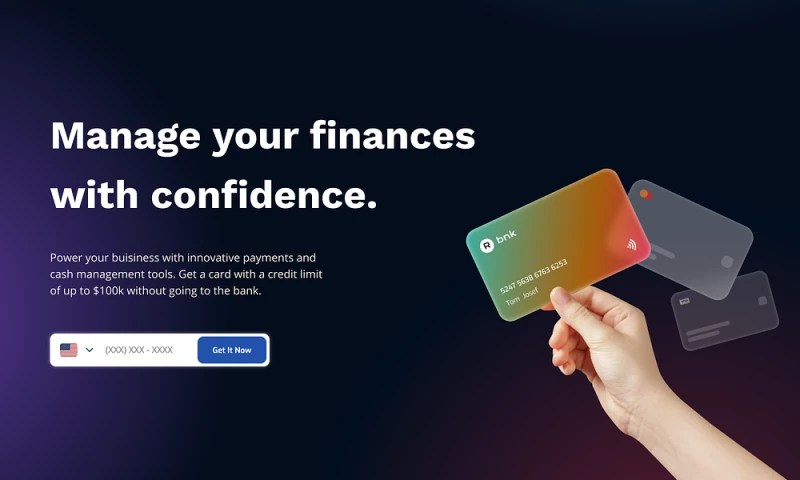 ScrumLaunch - Remitis Bank Hero Section