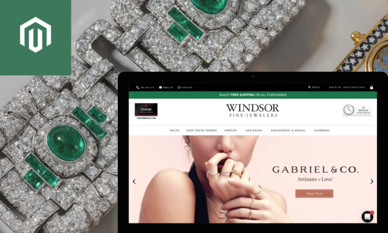 Multi-store setup for a premier jewelry store