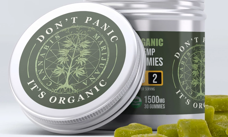 Designed.co - Organic Hemp Gummies Packaging Design