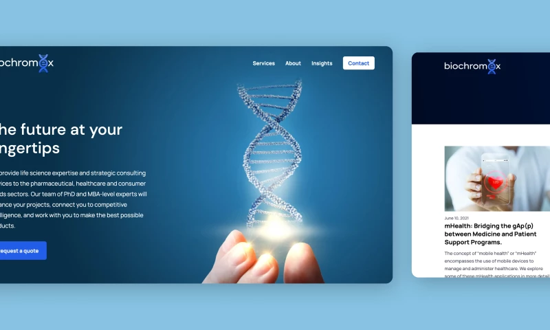 Trajectory Web Design - Biochromex