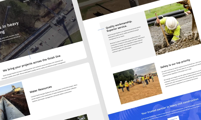 Trajectory Web Design - North Georgia Concrete