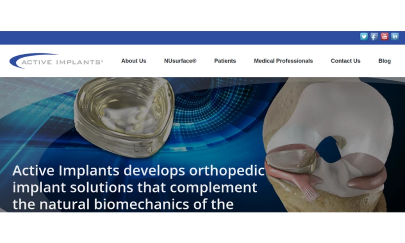 CSSChopper - Active Implants: WordPress Development for Orthopedic Implant Solution company