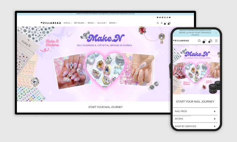 ZILLABEAU's Website design & development