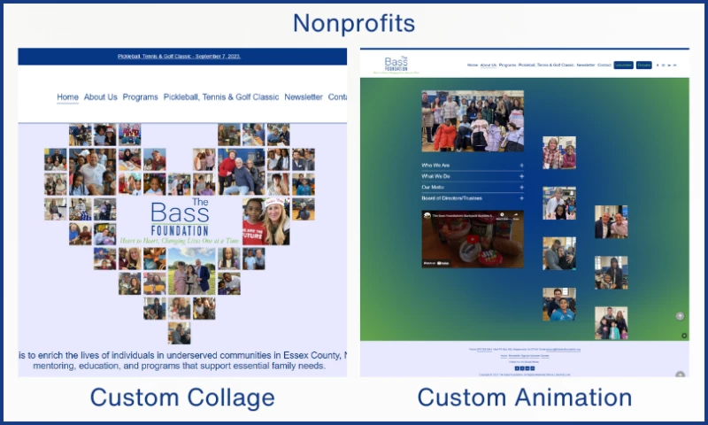 Lite-A-Foto Web Design - The Bass Foundatoin