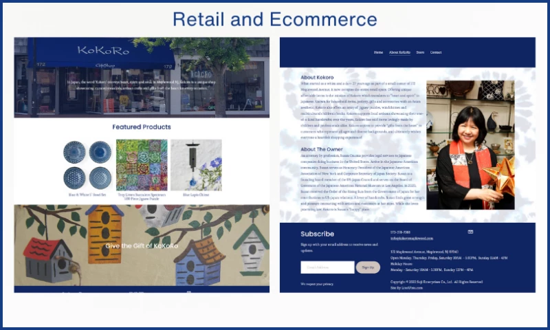 Lite-A-Foto Web Design - Kokoro Gift Boutique