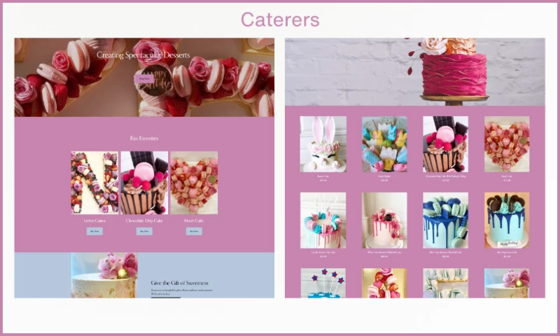 Lite-A-Foto Web Design - Rosie's Dessert Shop
